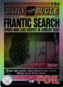 MTG Frantic Search (Rainbow) (1996) | NM Foil | Secret Lair Spider-Man {SLD} - Image 1