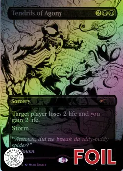 MTG Tendrils of Agony (Inks) (2003) | NM Foil | Secret Lair Spider-Man {SLD} - Image 1