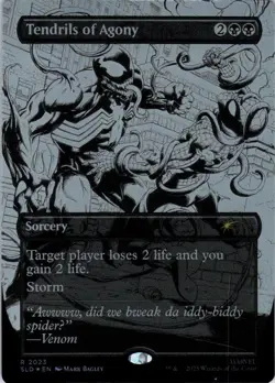 MTG Tendrils of Agony (Inks) (2003) | NM Foil | Secret Lair Spider-Man {SLD} - Image 2