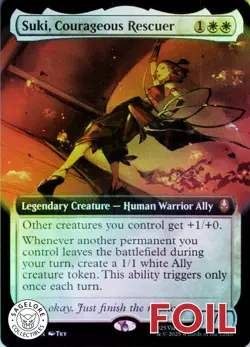 MTG Suki, Courageous Rescuer (Extended Art) (368) | NM Foil | Avatar {TLA} - Image 1