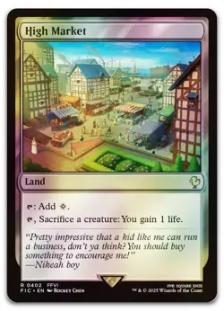 High Market (Surge Foil) #402 (NM) Final Fantasy FIC Magic MTG - Image 1