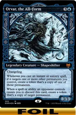 Orvar, the All-Form ** FOIL SHOWCASE #305 ** Kaldheim - NM MTG - Image 1