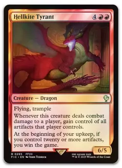 Hellkite Tyrant (Surge Foil) #295 (NM) Final Fantasy FIC Magic MTG - Image 1