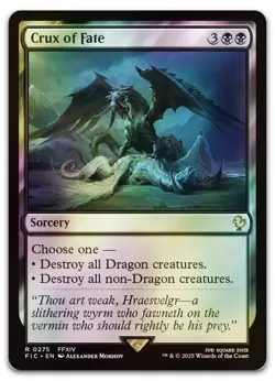 Crux of Fate (Surge Foil) #275 (NM) Final Fantasy FIC Magic MTG - Image 1