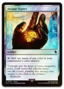 Arcane Signet (0335) (Surge Foil) #335 (NM) Final Fantasy FIC Magic MTG - Image 1