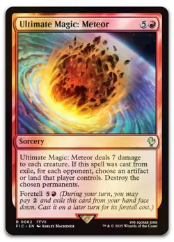 Ultimate Magic: Meteor (Surge Foil) #62 (NM) Final Fantasy FIC Magic MTG - Image 1