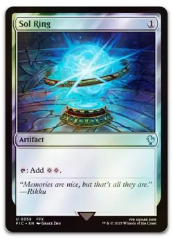 Sol Ring (0358) (Surge Foil) #358 (NM) Final Fantasy FIC Magic MTG - Image 1