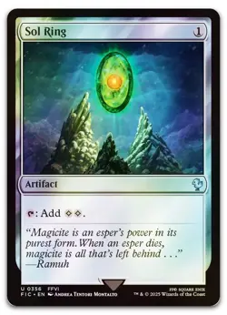 Sol Ring (0356) (Surge Foil) #356 (NM) Final Fantasy FIC Magic MTG - Image 1