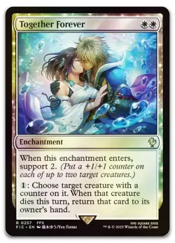 Together Forever (Surge Foil) #257 (NM) Final Fantasy FIC Magic MTG - Image 1