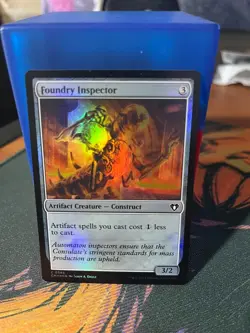 MTG Foundry Inspector Commander Masters Foil (0385) LP FREE SHIPPING - Image 1