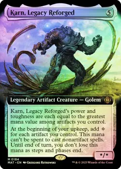 Karn, Legacy Reforged (Extended Art) FOIL - March of the Machine: The Aftermath - Image 1