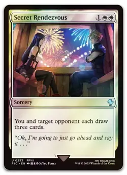 Secret Rendezvous (0253) (Surge Foil) #253 (NM) Final Fantasy FIC Magic MTG - Image 1