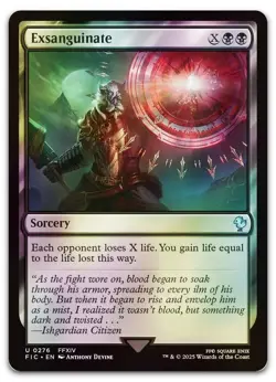 Exsanguinate (Surge Foil) #276 (NM) Final Fantasy FIC Magic MTG - Image 1