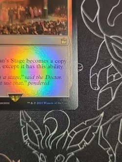 Thespian's Stage (Foil) #323 Doctor Who Collector's Edition Magic The Gathering - Image 4
