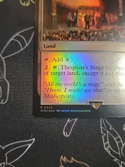 Thespian's Stage (Foil) #323 Doctor Who Collector's Edition Magic The Gathering - Image 5