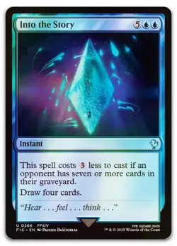Into the Story (Surge Foil) #266 (NM) Final Fantasy FIC Magic MTG - Image 1