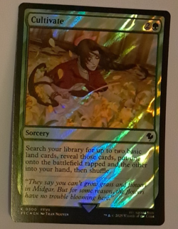 Cultivate Surge FOIL NM FINAL FANTASY VII FFVII Magic the Gathering MTG - Image 1