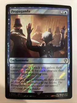 Propaganda (Surge Foil) U MTG FF Collector Commander 0268 NM - Image 1