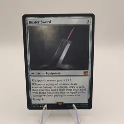 Buster Sword – M0255 – Regular – NM – Final Fantasy Magic the Gathering - Image 1