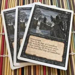 Bog Wraith x3 - LP- Revised Edition - mtg - Free Shipping - Image 1