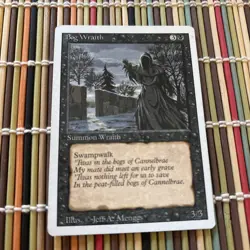 Bog Wraith x3 - LP- Revised Edition - mtg - Free Shipping - Image 2