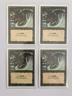 Magic: The Gathering Revised Edition Dark Ritual Play Set - Image 1