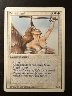 MTG 4X Serra Angel X4 Revised Edition Magic - HP - Image 3
