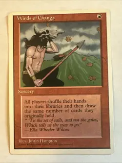 Wind Of Change X1 4th Edition Ex+ Condition See Front/back Pics - Image 1