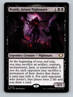 Braids, Arisen Nightmare R Commander: Edge of Eternities 82 NM - Image 1
