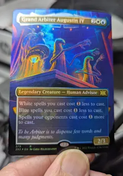 1x Grand Arbiter Augustin IV BORDERLESS FOIL NM Double Masters 2022 2X2 x1 - Image 1