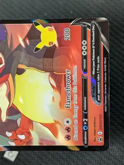 Lance's Charizard V SWSH133 - Black Star Promo Celebrations Pokemon TCG NM - Image 5