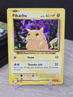 Pokemon Card TCG Pikachu #35/108 Cracked Ice Evolutions 2016 Holo Rare Promo - Image 3