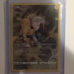 Pokemon Pikachu TG05/TG30 Lost Origin 2022 Holo Ultra Rare Ability Card - Image 1