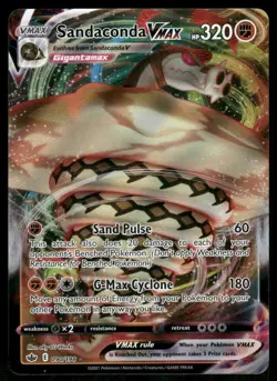 Sandaconda VMAX 090/198 Ultra Rare Holo NM Pokemon SWSH06: Chilling Reign - Image 1