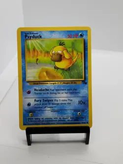 Pokemon TCG Psyduck Fossil 53/62 Regular Unlimited Common WOTC Vintage - Image 1