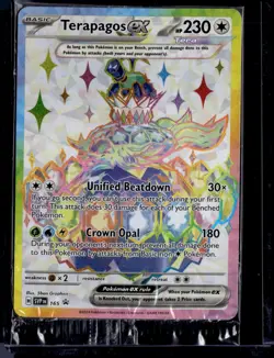 Terapagos Ex SVP 165 / Black Star Promo SEALED 2024 (NM) / Pokemon TCG - Image 1