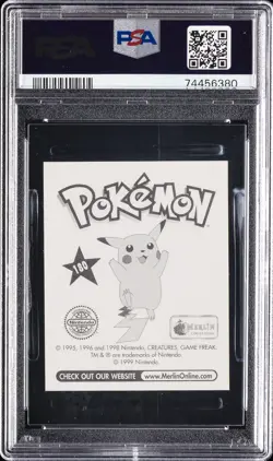 1999 MERLIN POKEMON #180 CHARIZARD PSA 9 - Image 2