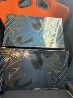 Pokemon TCG Mega Charizard X ex UPC Ultra Premium Collection - 2 Pack IN HAND - Image 1