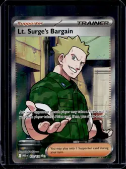 2025 Pokemon Mega Evolution Lt. Surge's Bargain Ultra Rare #170/132 - Image 1