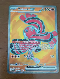 Oricorio ex Ultra Rare Pokemon Phantasmal Flames 110/094 NM+ - Image 1