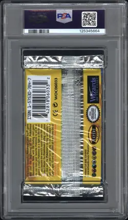 PSA 9 Pokemon TCG Base Set Unlimited Booster Pack Charizard Artwork WOTC 1999 - Image 2