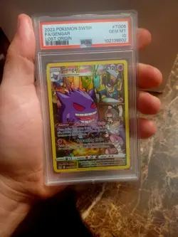 2022 POKEMON SWORD & SHIELD LOST ORIGIN #TG06 FULL ART/GENGAR PSA 10 - Image 1