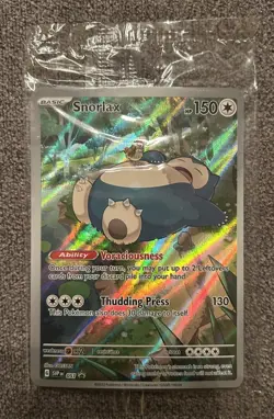 SEALED 2023 Snorlax Black Star Alt Art SVP 051 Pokemon 151 Promo English Holo NM - Image 1