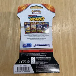 Pokemon TCG: Surging Sparks Sleeved Booster Pack - New - Pikachu Art Variant (b) - Image 2