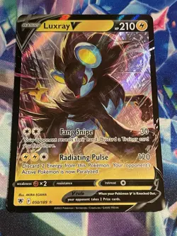 Pokemon TCG Luxray V 050/189 Ultra Rare Astral Radiance NM/M - Image 1