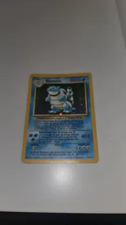 Pokemon Base TCG 1999 Original BLASTOISE 2/102 Rare Holo - Image 1