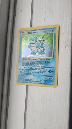 Pokemon Base TCG 1999 Original BLASTOISE 2/102 Rare Holo - Image 3