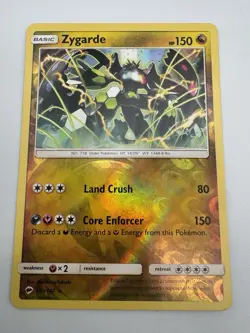 Zygarde 100/147 Reverse Holo SM - Burning Shadows NM - LP Pokemon TCG - Image 1