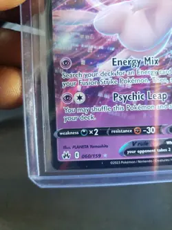 Mew V 60/159 Ultra Rare Holo Pokemon TCG Crown Zenith NM Pack Fresh - Image 2