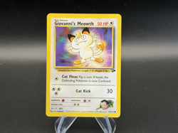 Giovanni's Meowth - 74/132 Gym Challenge - Pokemon TCG - 2000 - Image 1